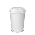 Blank paper coffee cup mock up Royalty Free Stock Photo