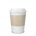 Blank paper coffee cup mock up Royalty Free Stock Photo