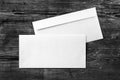 Blank paper envelopes Royalty Free Stock Photo