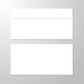 Blank paper envelopes for your design. Royalty Free Stock Photo