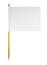 Blank paper flag