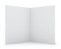 Blank paper folder