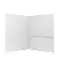 Blank paper folder