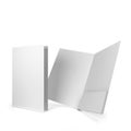 Blank paper folder