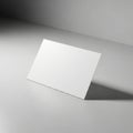 Blank paper, isolated on white background Royalty Free Stock Photo