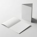 Blank paper, open book Royalty Free Stock Photo