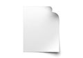 Blank paper sheet Royalty Free Stock Photo