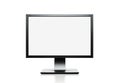 Blank PC monitor with path Royalty Free Stock Photo