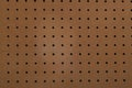 Blank pegboard Royalty Free Stock Photo