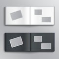 Blank photo album