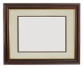 Blank picture frame Royalty Free Stock Photo