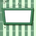 Blank picture frame with place for text Royalty Free Stock Photo