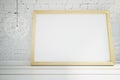 Blank picture frame Royalty Free Stock Photo