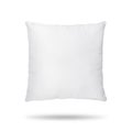 Blank pillow isolated on white background. Empty cushion for your design. Clipping paths object Royalty Free Stock Photo