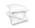 Blank pillow isolated on white background. Empty cushion for your design. Clipping paths object