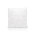 Blank pillow isolated on white background. Empty cushion for your design. Clipping paths object