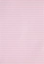 Blank pink lined paper background or textured