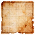 Blank pirate treasure map