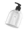 Blank Plastic Bottle with Pump Dispenser for hand wash, soap, sanitizer For Branding, 3d render illustration.