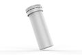 Blank Plastic Health Aid Supplement Vitamin Round Dissoluble Pills Tablet Tube Bottle With Desiccant Spring Cap Packaging for bran