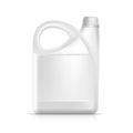 Blank Plastic Jerrycan Canister Gallon Oil Royalty Free Stock Photo