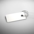 Blank plastic key card