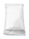 Blank plastic pouch food packaging on white Royalty Free Stock Photo