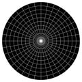 Blank Polar Graph Paper - protractor - Pie Chart vector