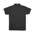 Blank Polo shirt color black front view