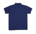 Blank Polo shirt color navy front view