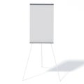 Blank portable projection screen Royalty Free Stock Photo