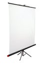 Blank portable projector screen Royalty Free Stock Photo