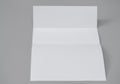 Blank portrait. white paper isolated on gray background. Poster mock-ups paper, identity design, set of booklets Royalty Free Stock Photo