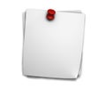 Blank Post It Royalty Free Stock Photo