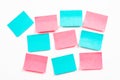 Blank post it notes or sticky note. Royalty Free Stock Photo