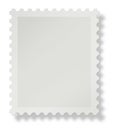 Blank postage stamp Royalty Free Stock Photo