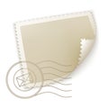 Blank Postage Stamp