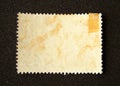 Blank postage stamp Royalty Free Stock Photo