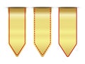 Blank premium ribbon gold set