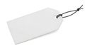 Blank price tag ready for labeling Royalty Free Stock Photo