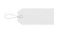 Blank price tag with string attachment Royalty Free Stock Photo