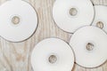 Blank printable CD Royalty Free Stock Photo