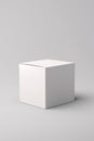 Blank product box, mock up style. AI Generated Royalty Free Stock Photo