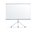 Blank Projection screen Royalty Free Stock Photo