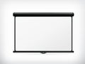 Blank Projection screen Royalty Free Stock Photo