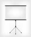 Blank Projection screen