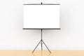 Blank Projection Screen Royalty Free Stock Photo