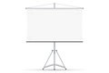 Blank projection screen