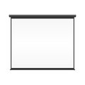 Blank projection screen