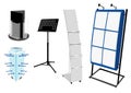 Blank Promotion Stand set.